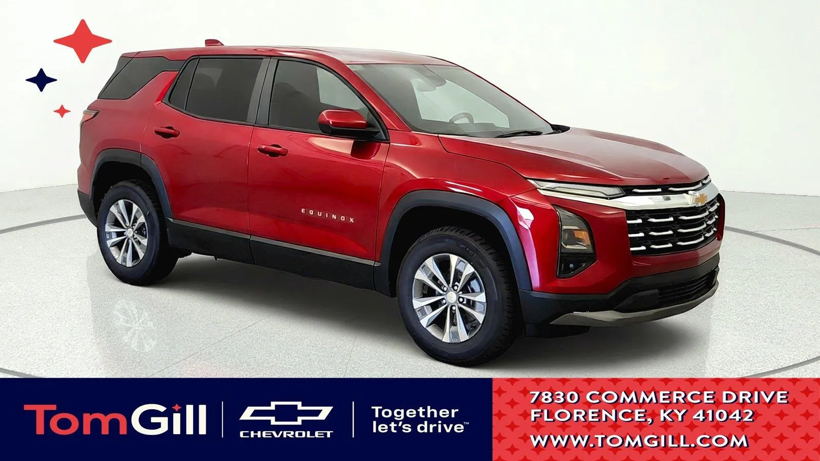 Red 2027 Chevrolet Equinox AWD LT for sale in Florence, KY