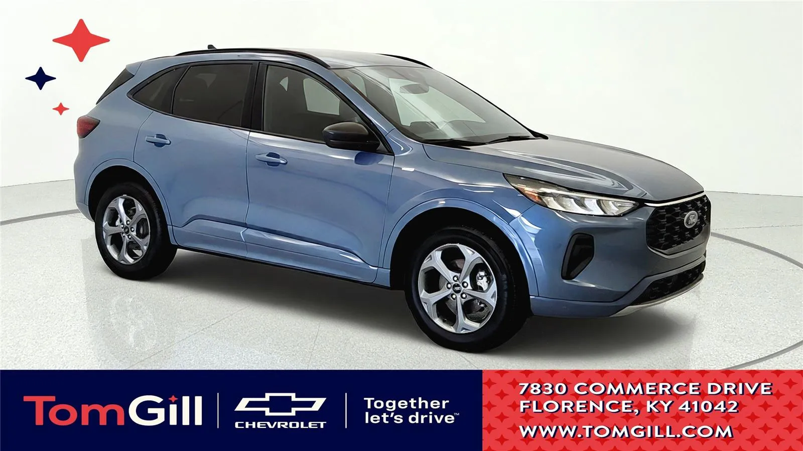 Blue 2024 Ford Escape ST-Line for sale in Florence, KY