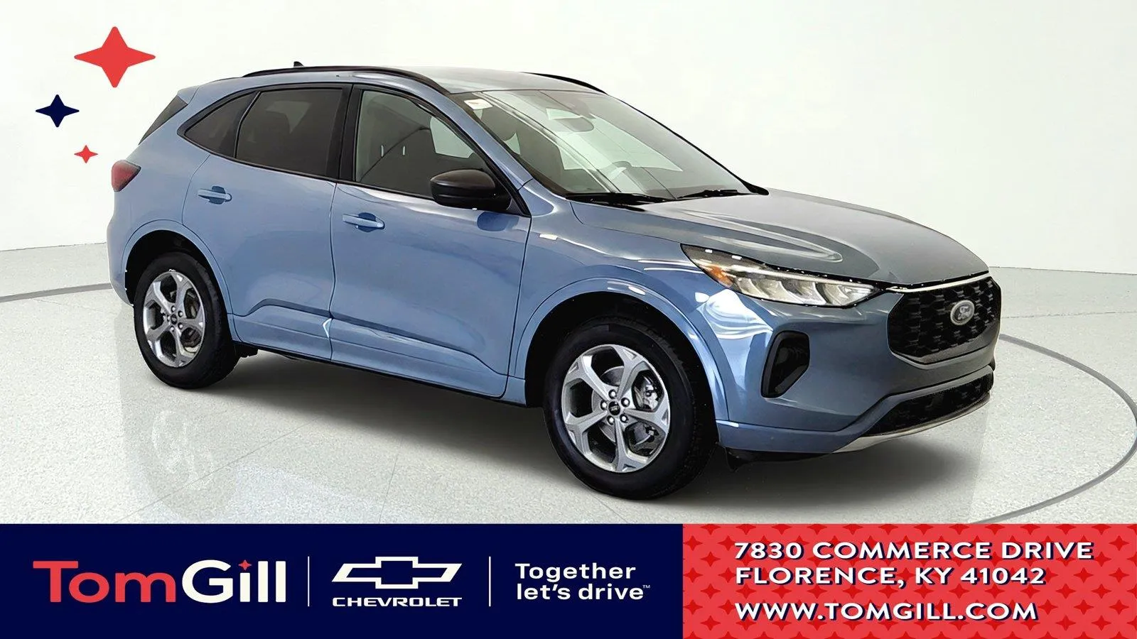 Blue 2024 Ford Escape ST-Line for sale in Florence, KY