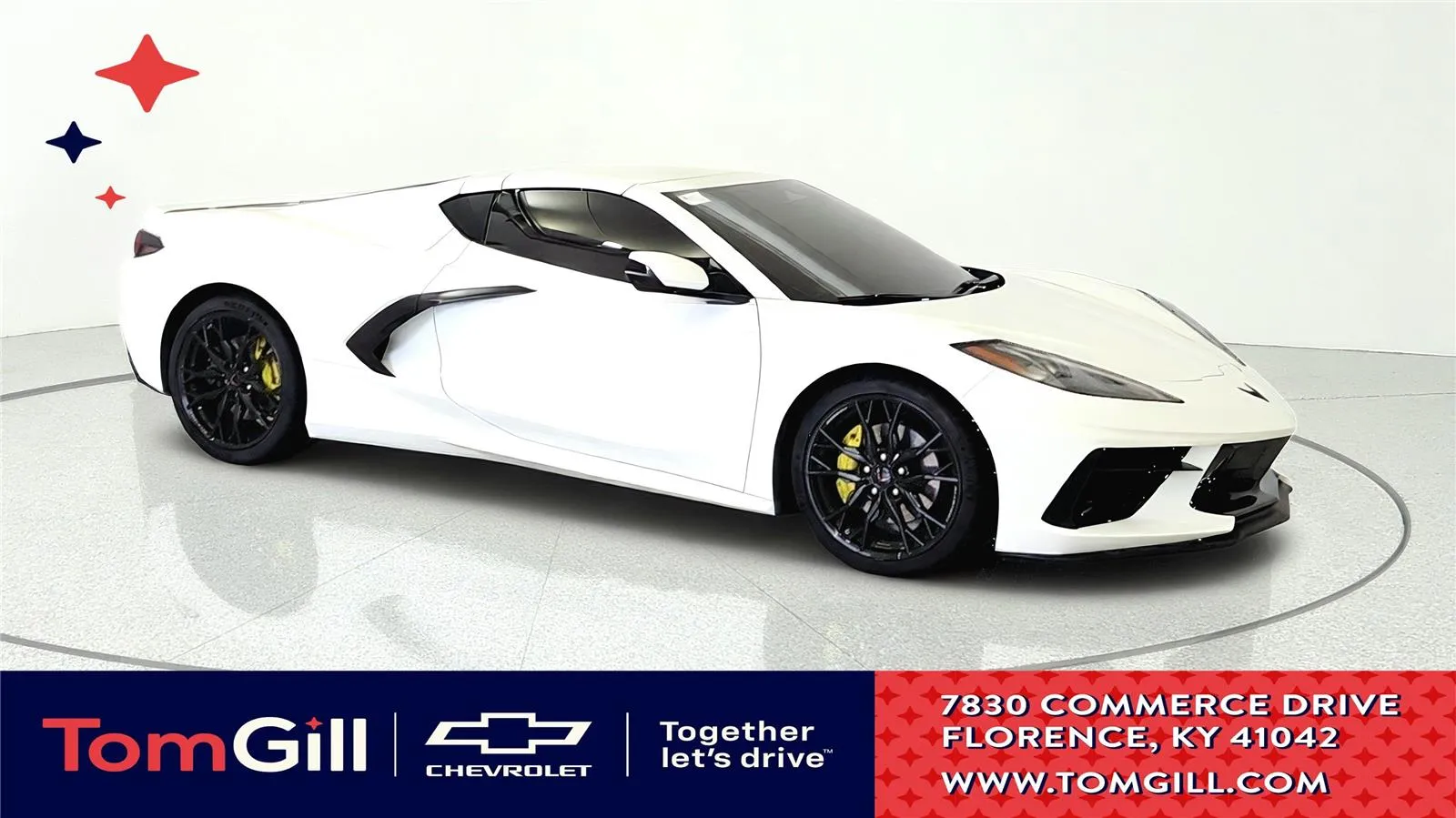 White 2024 Chevrolet Corvette 2LT for sale in Florence, KY