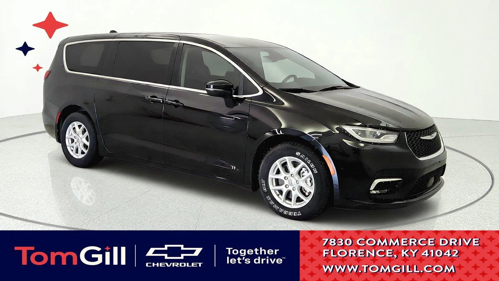 Black 2023 Chrysler Pacifica Touring L for sale in Florence, KY