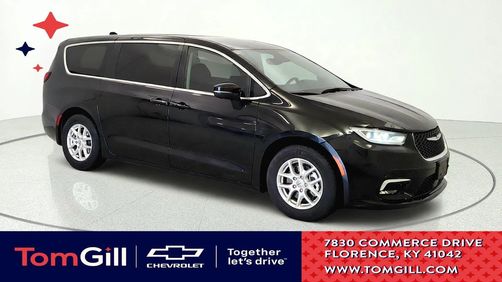 Black 2023 Chrysler Pacifica Touring L for sale in Florence, KY