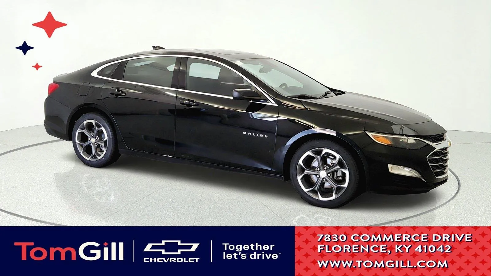 Black 2023 Chevrolet Malibu LT for sale in Florence, KY