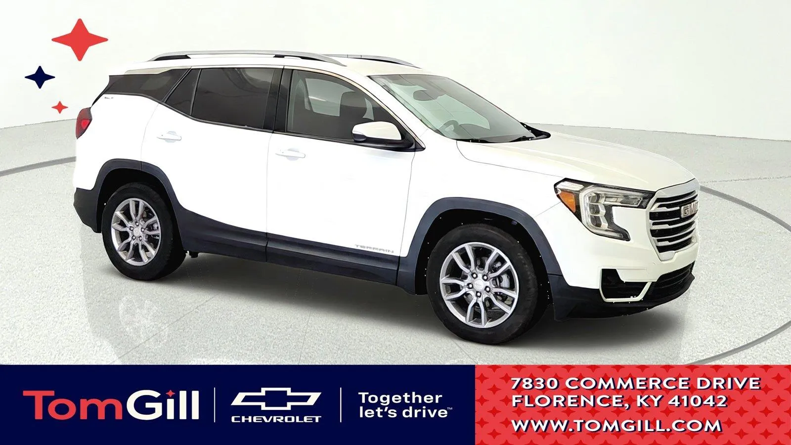 White 2024 GMC Terrain SLT for sale in Florence, KY