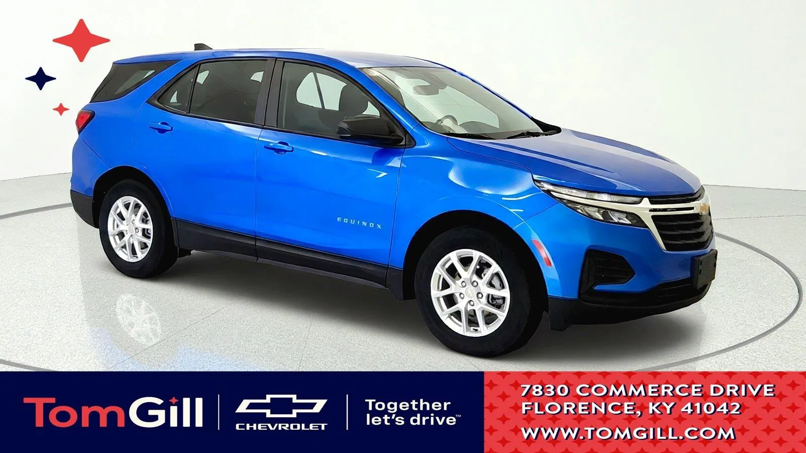 Blue 2024 Chevrolet Equinox LS for sale in Florence, KY