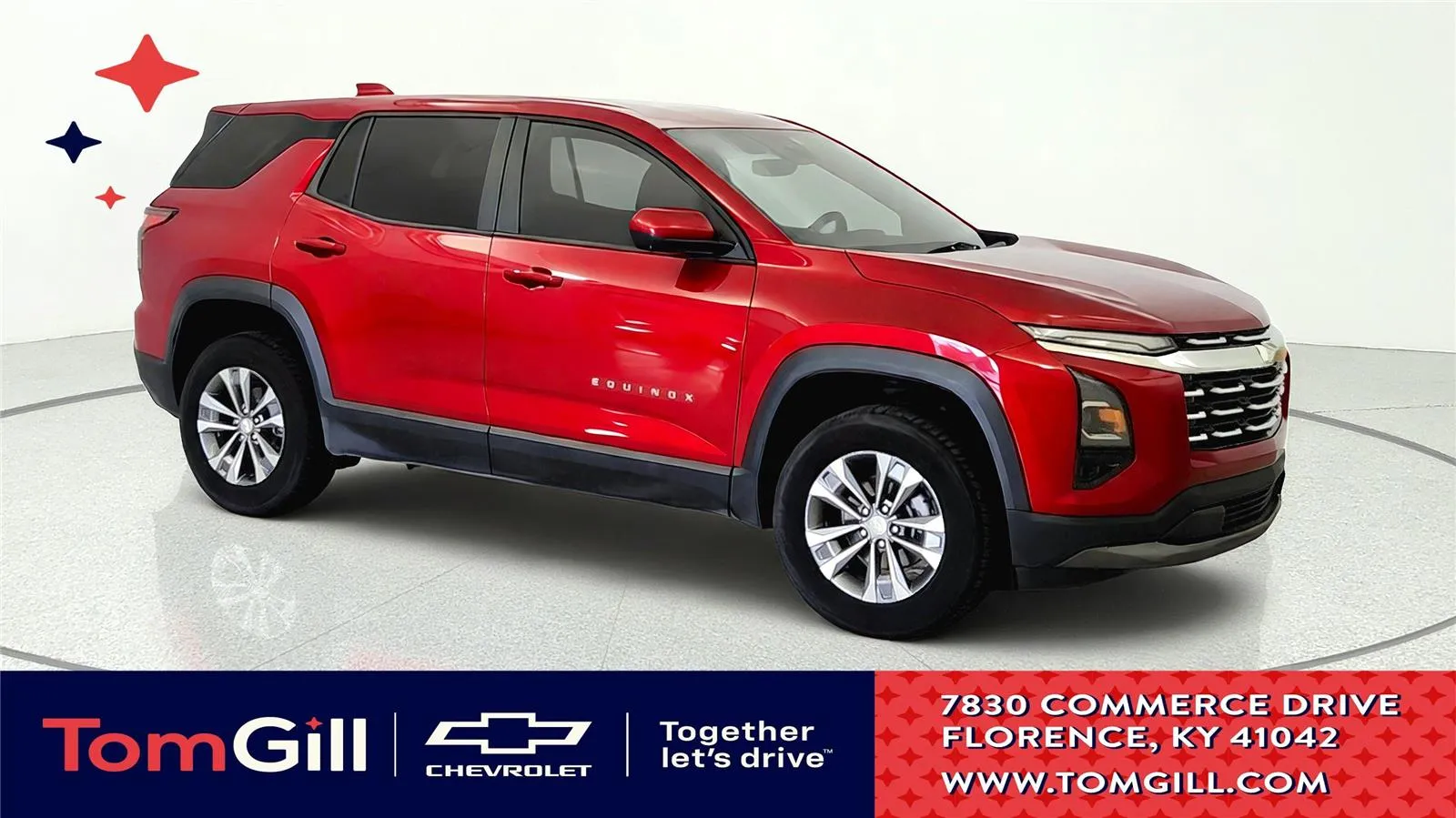 Red 2025 Chevrolet Equinox FWD LT for sale in Florence, KY