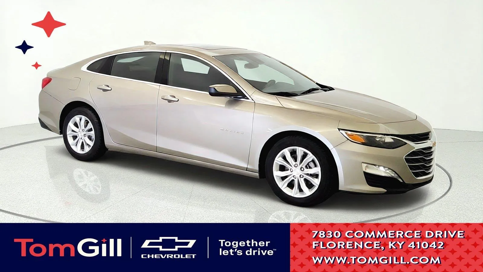Gray 2024 Chevrolet Malibu LT for sale in Florence, KY