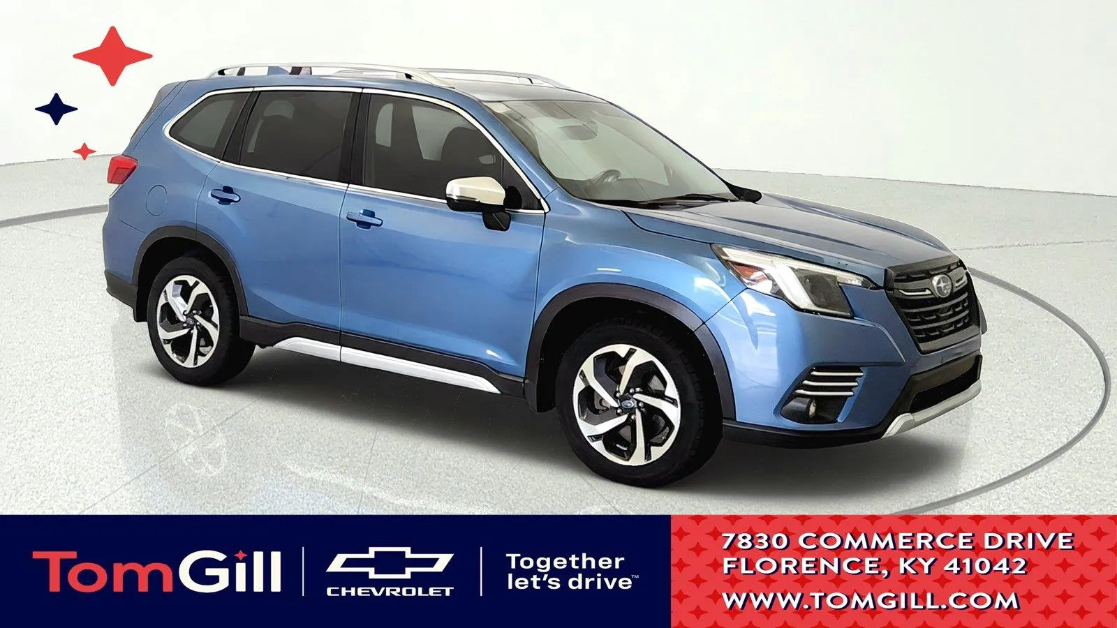 Blue 2023 Subaru Forester Touring for sale in Florence, KY