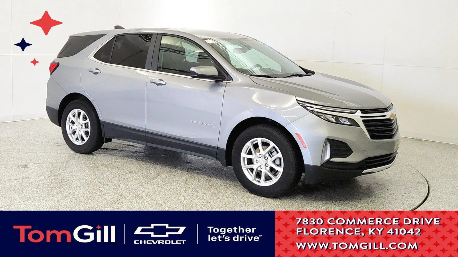 Gray 2024 Chevrolet Equinox LT for sale in Florence, KY