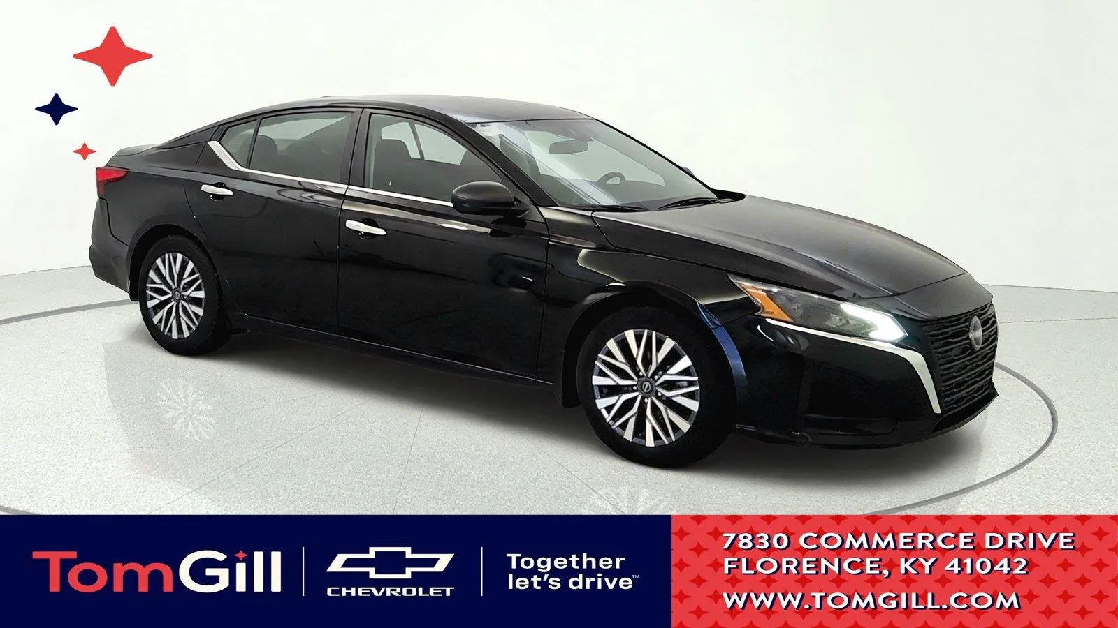 Black 2024 Nissan Altima 2.5 SV for sale in Florence, KY