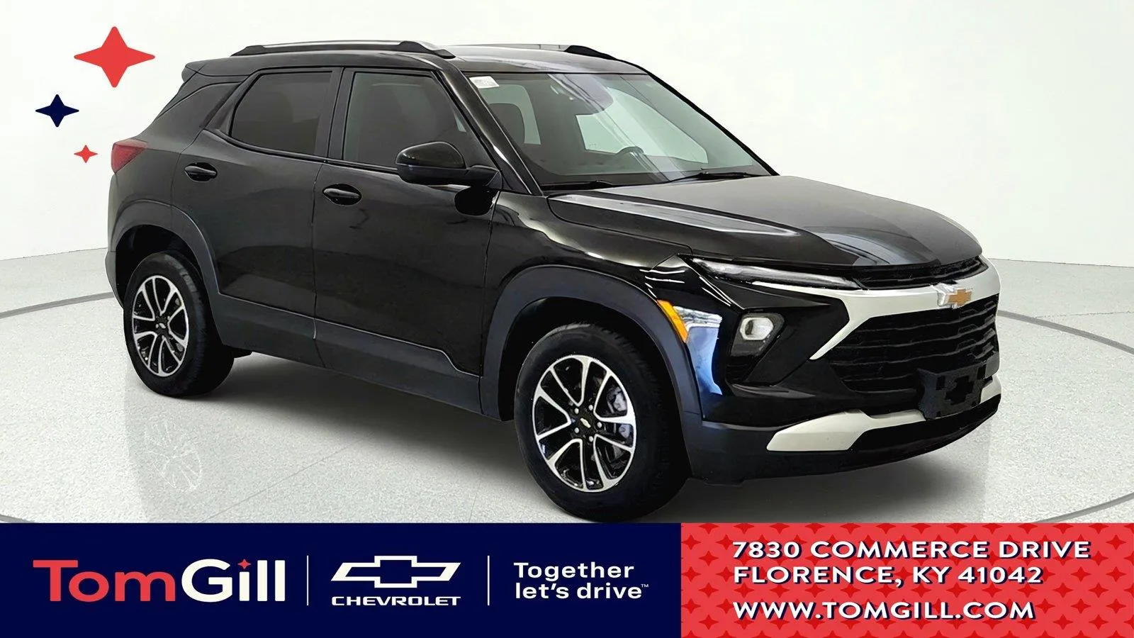 Black 2025 Chevrolet Trailblazer LT for sale in Florence, KY