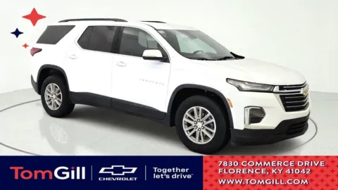 White 2023 Chevrolet Traverse LT Cloth for sale in Florence, KY