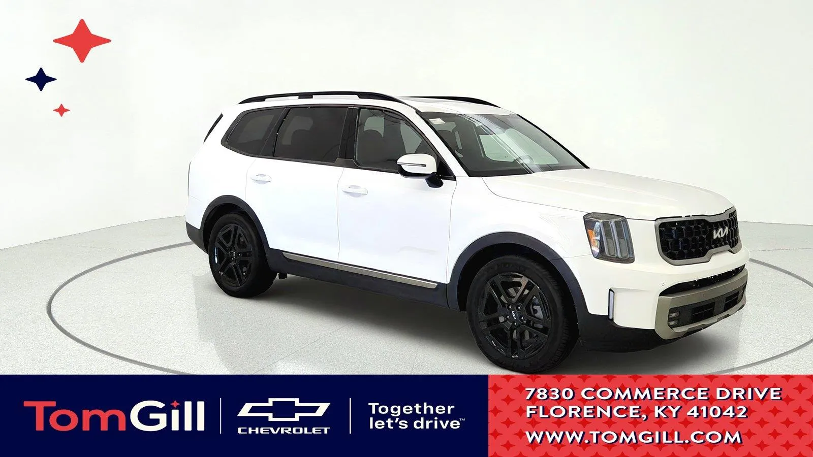 White 2023 Kia Telluride SX X-Line for sale in Florence, KY
