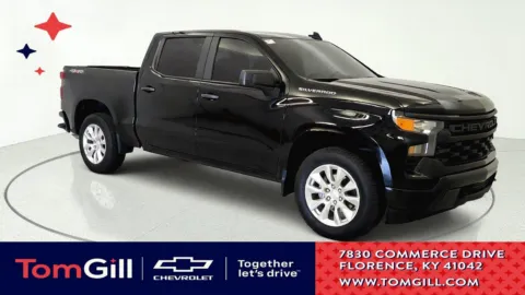 Black 2024 Chevrolet Silverado 1500 Custom for sale in Florence, KY