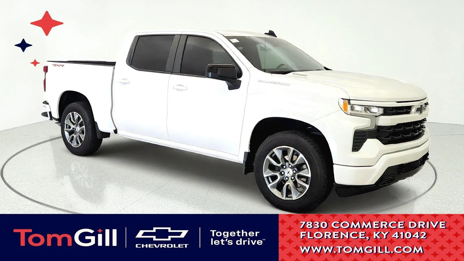 White 2026 Chevrolet Silverado 1500 RST for sale in Florence, KY