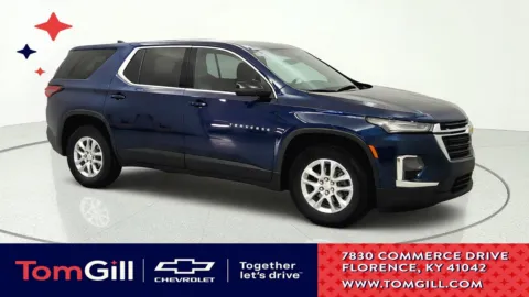 Blue 2023 Chevrolet Traverse LS for sale in Florence, KY