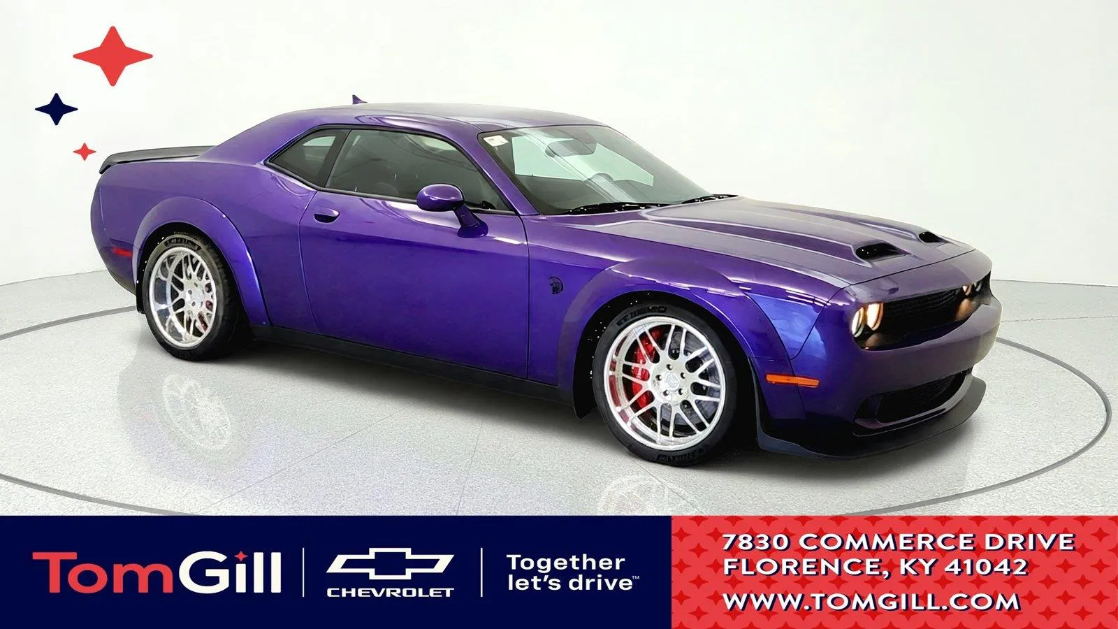 Purple 2019 Dodge Challenger SRT Hellcat Redeye Widebody for sale in Florence, KY