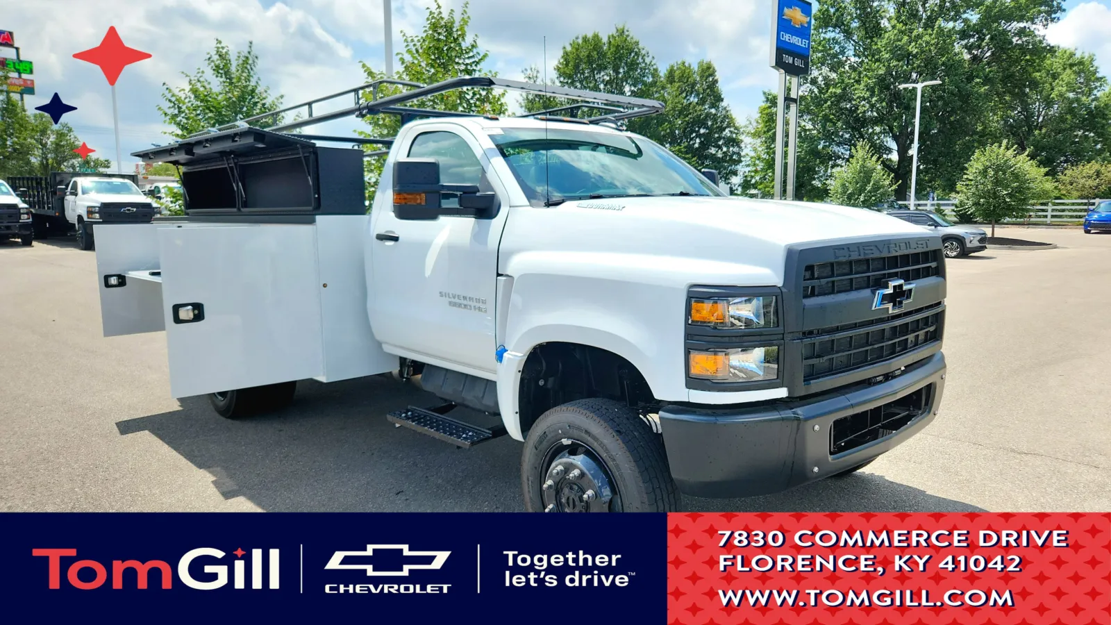 White 2024 Chevrolet Silverado MD Work Truck for sale in Florence, KY