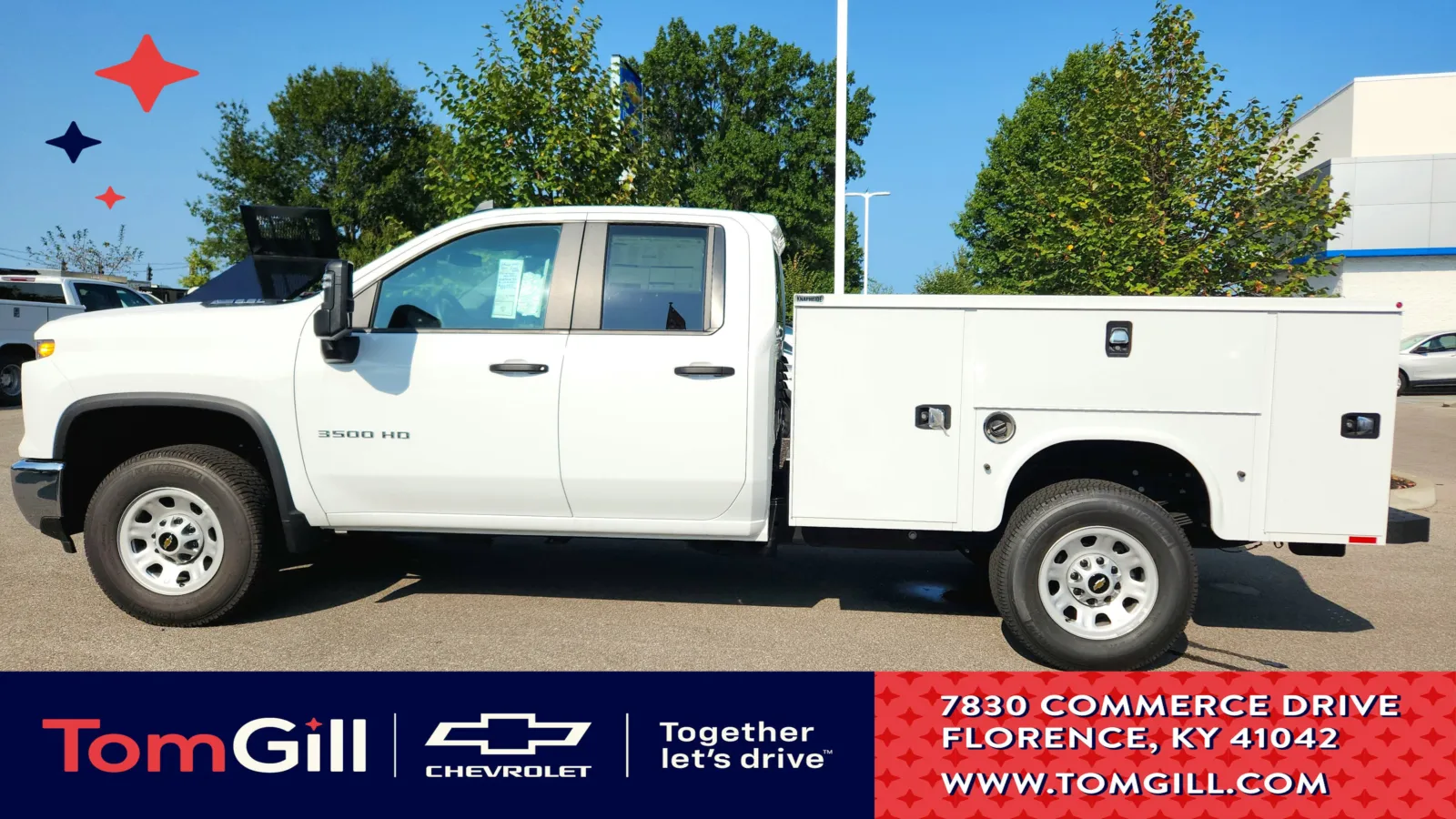 White 2024 Chevrolet Silverado 3500HD Work Truck for sale in Florence, KY