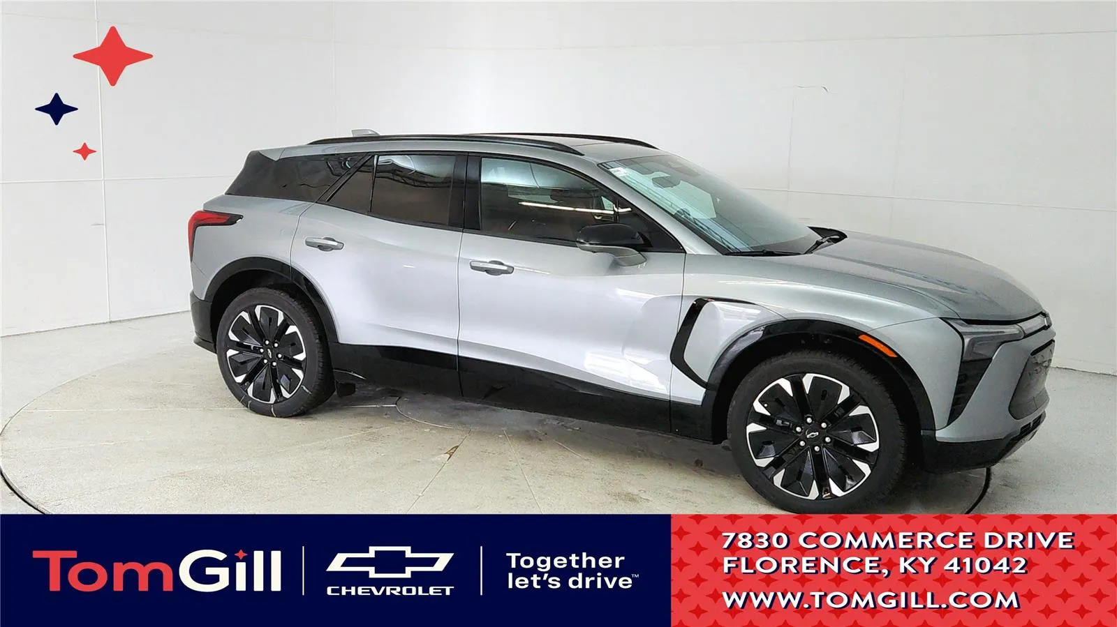 Gray 2025 Chevrolet Blazer EV RWD RS for sale in Florence, KY