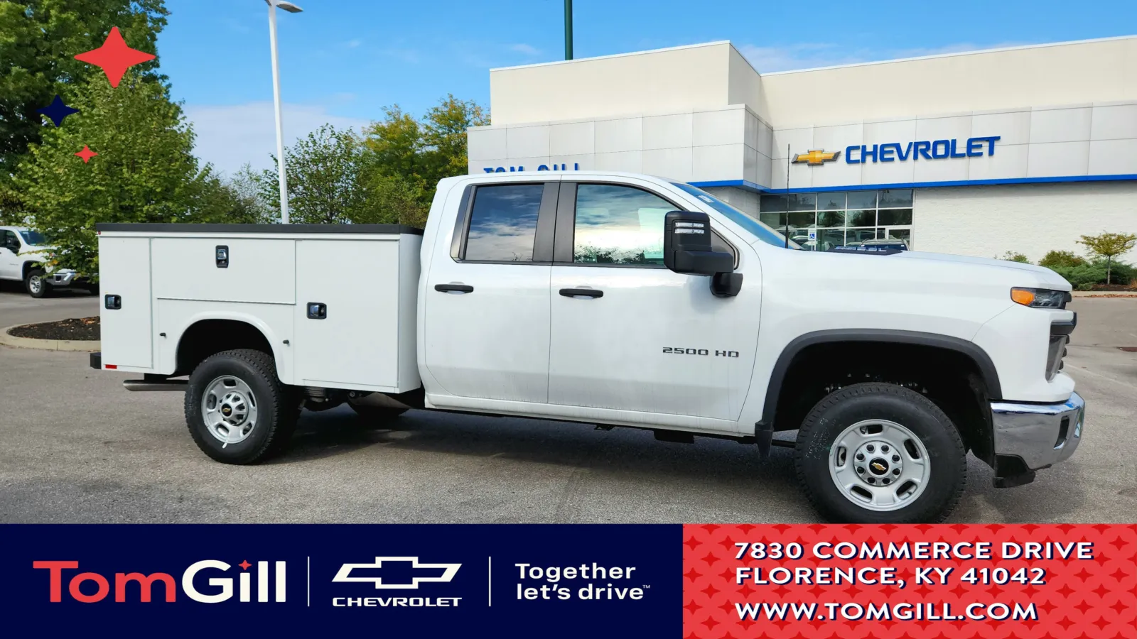 White 2025 Chevrolet Silverado 2500HD Work Truck for sale in Florence, KY