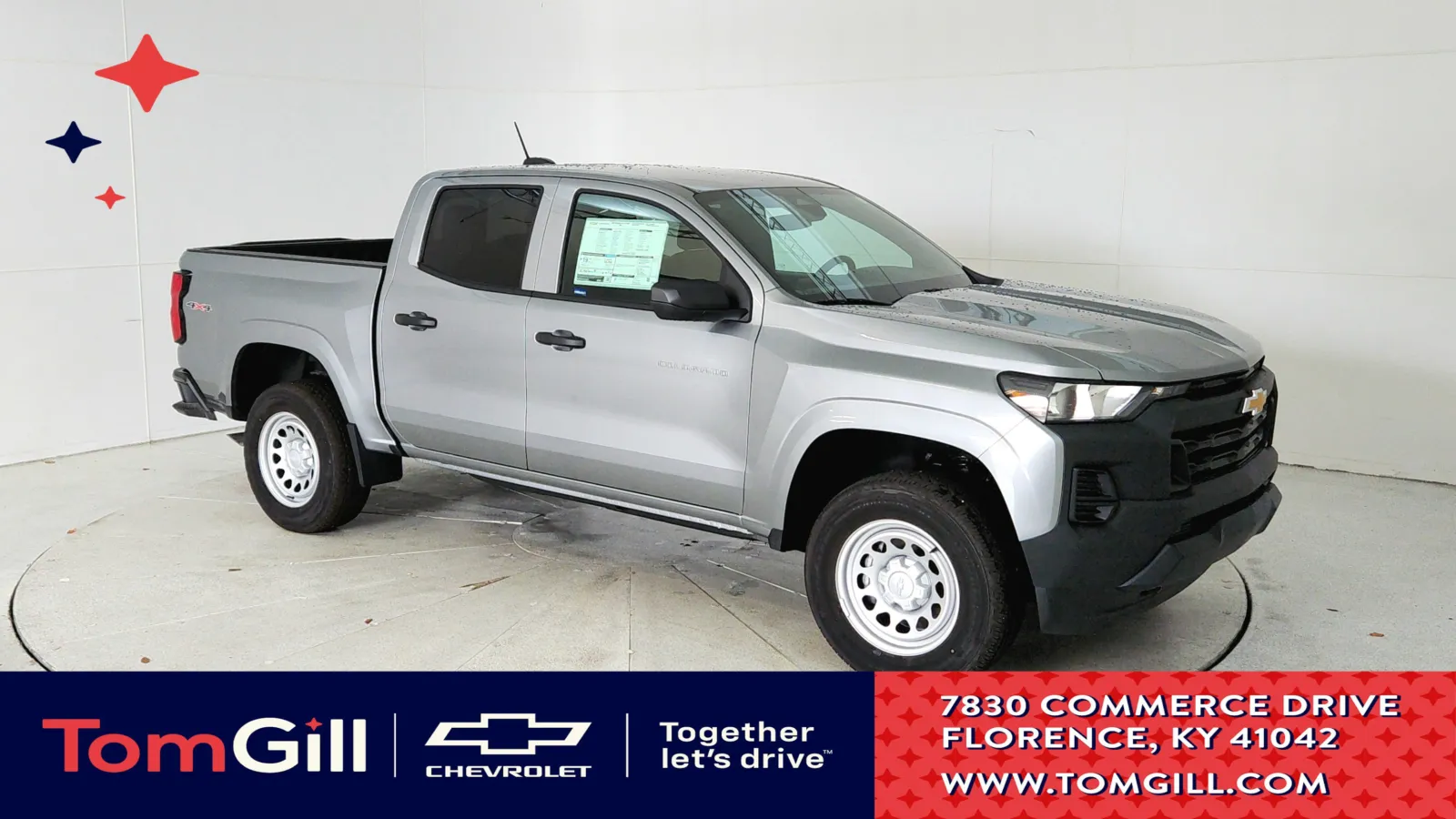Gray 2025 Chevrolet Colorado 4WD Work Truck for sale in Florence, KY