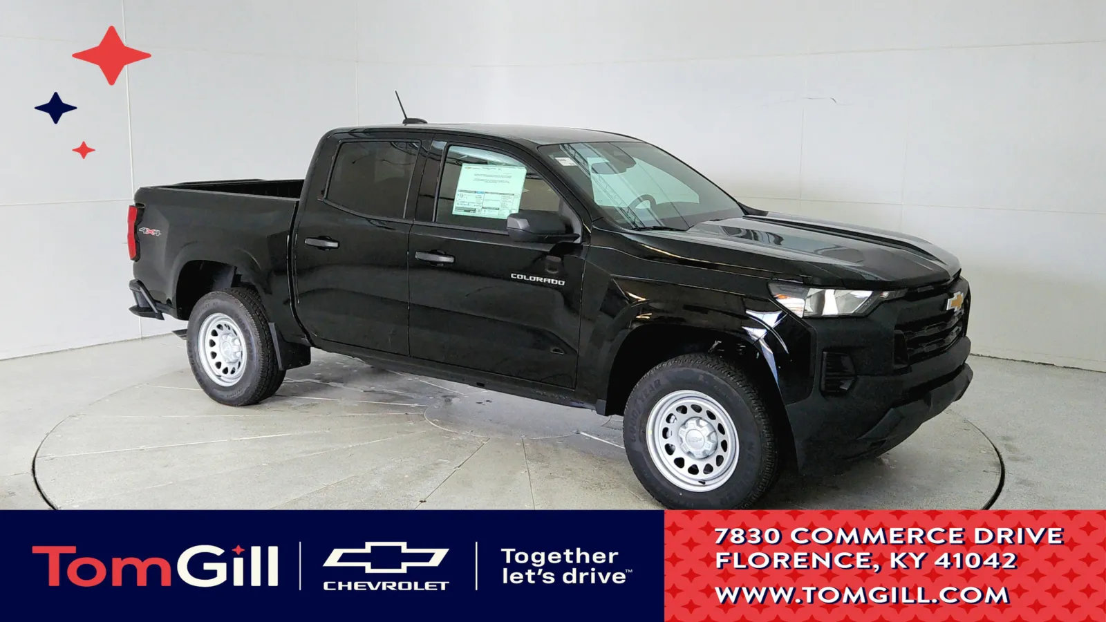 Black 2025 Chevrolet Colorado 4WD Work Truck for sale in Florence, KY