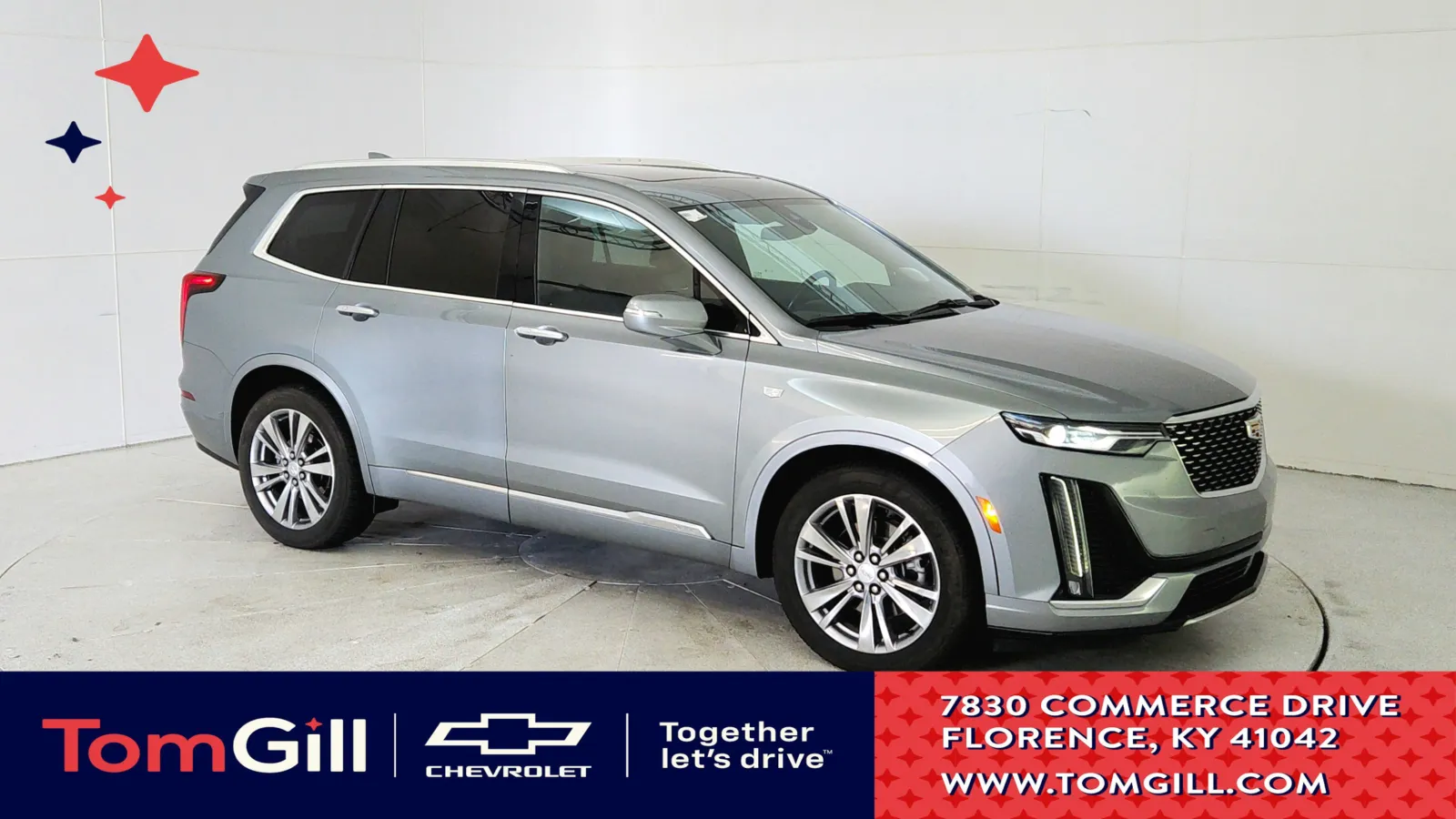 Silver 2023 Cadillac XT6 FWD Premium Luxury for sale in Florence, KY