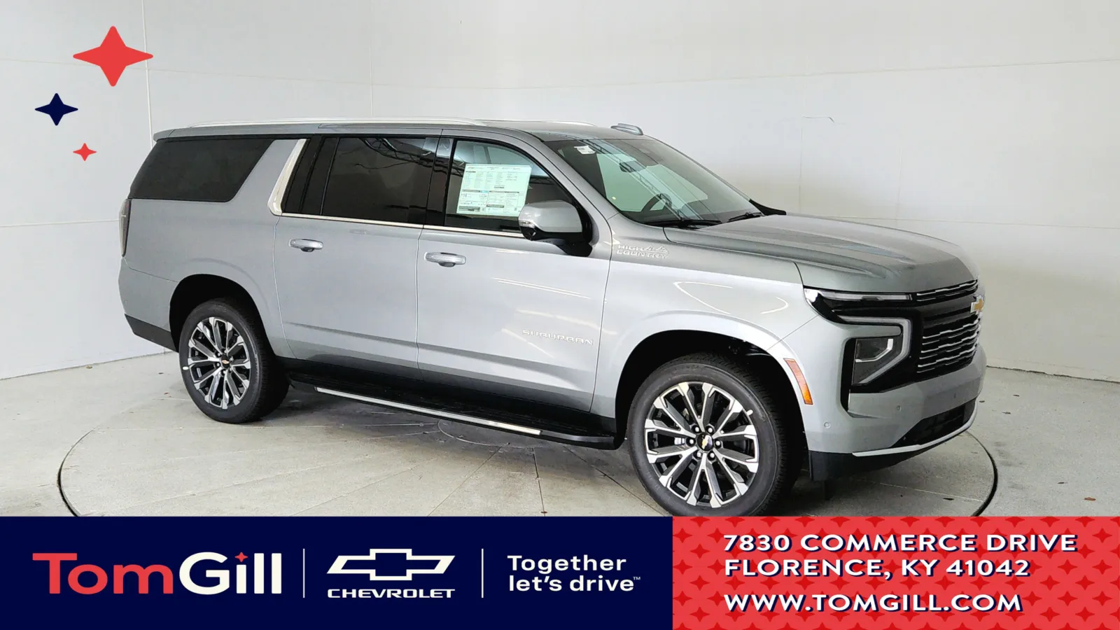 Gray 2025 Chevrolet Suburban High Country for sale in Florence, KY