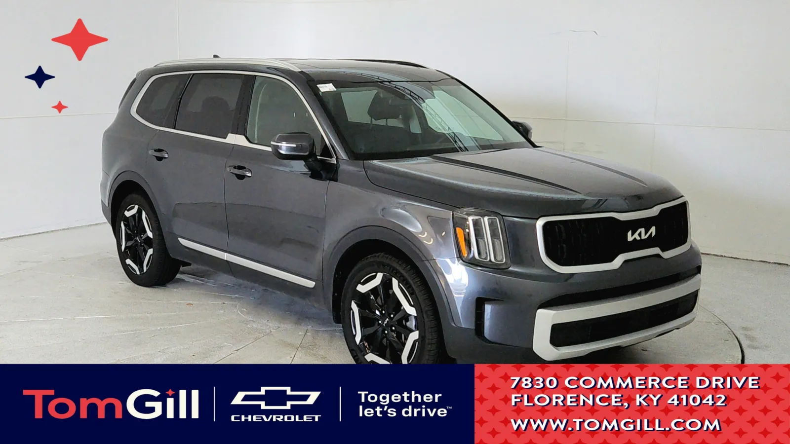 Gray 2024 Kia Telluride EX for sale in Florence, KY