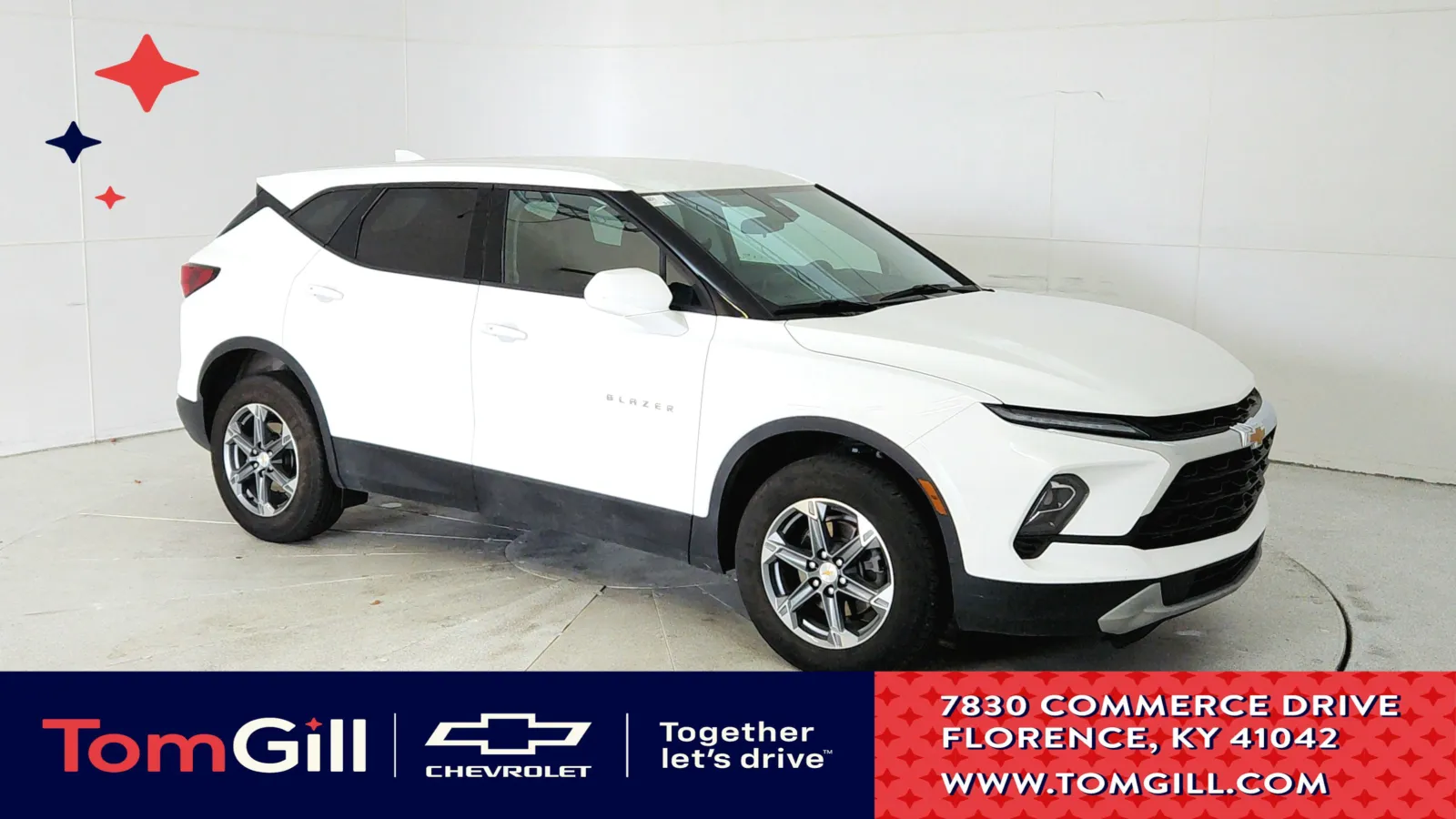White 2023 Chevrolet Blazer LT for sale in Florence, KY