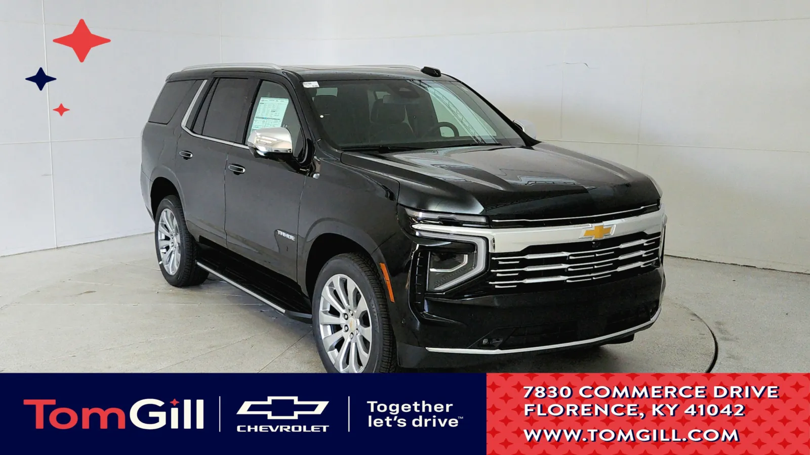 Black 2025 Chevrolet Tahoe Premier for sale in Florence, KY