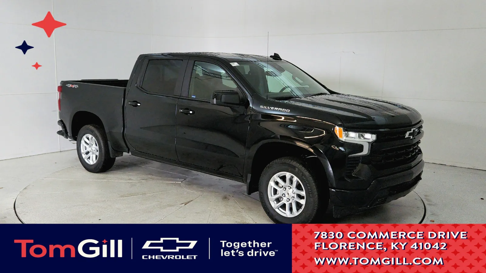 Black 2025 Chevrolet Silverado 1500 RST for sale in Florence, KY
