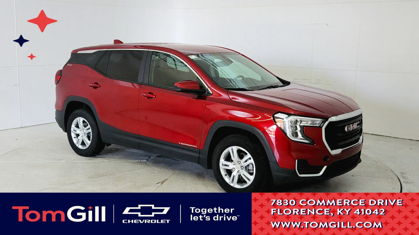 Red 2024 GMC Terrain SLE for sale in Florence, KY