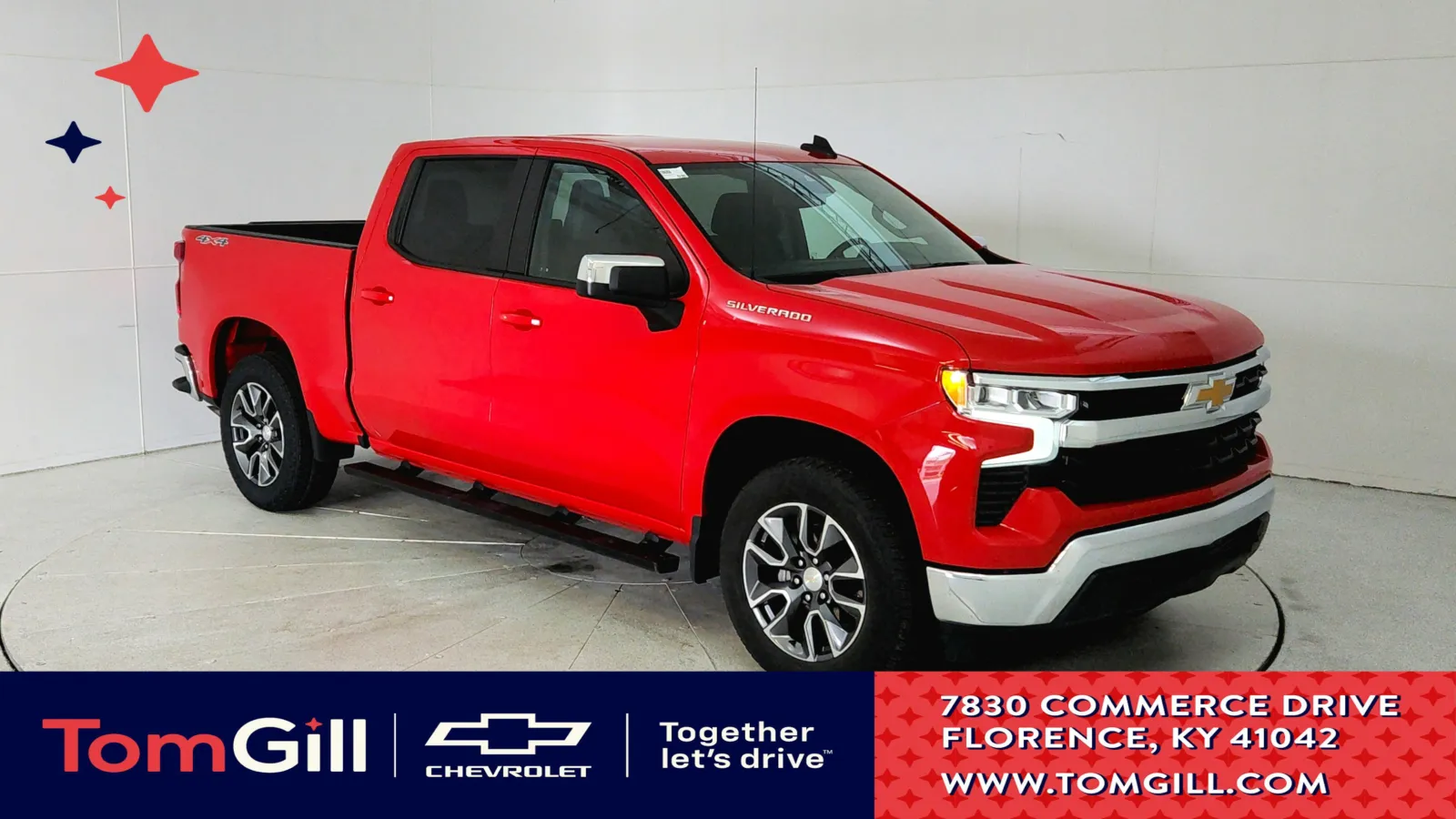 Red 2023 Chevrolet Silverado 1500 LT for sale in Florence, KY