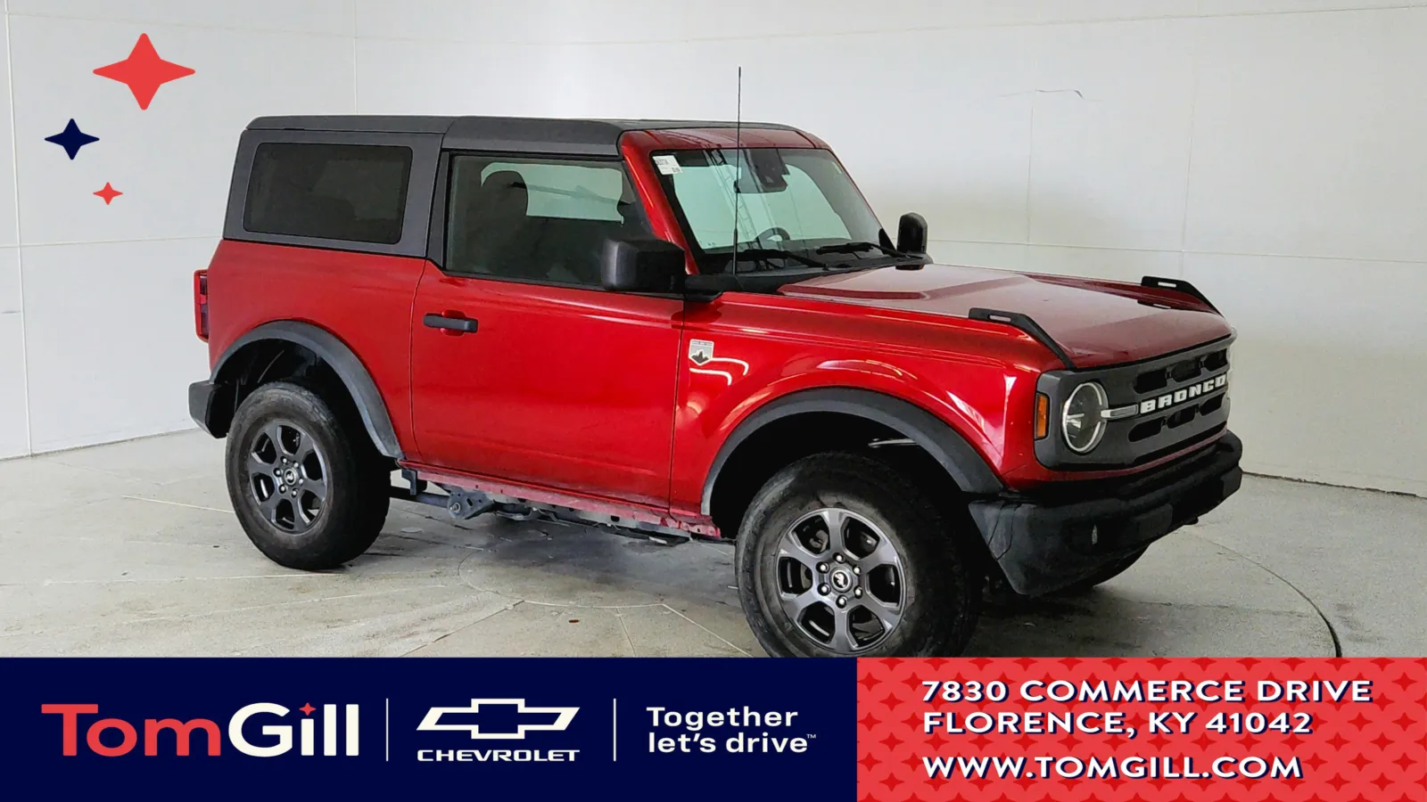 Red 2021 Ford Bronco Big Bend for sale in Florence, KY