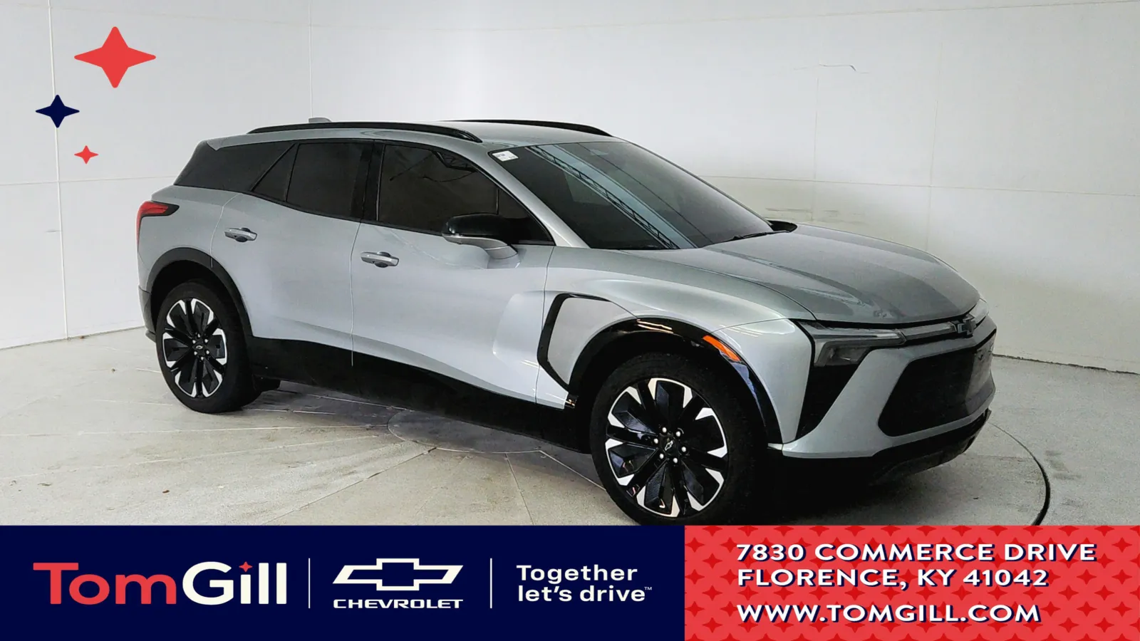 Gray 2024 Chevrolet Blazer EV eAWD RS for sale in Florence, KY