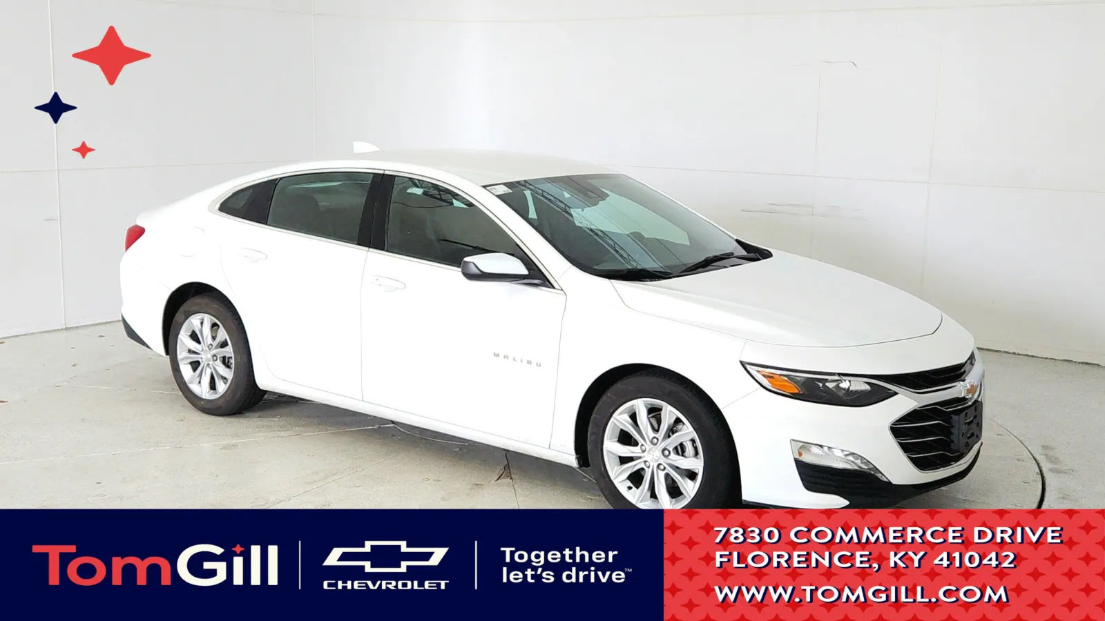 White 2023 Chevrolet Malibu LT for sale in Florence, KY