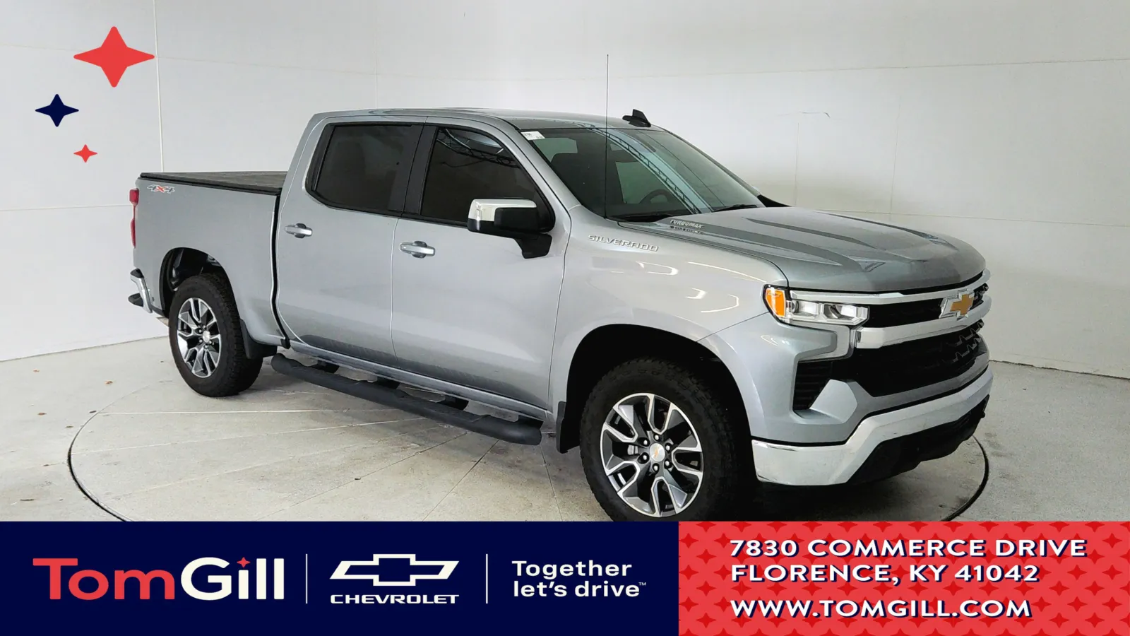 Gray 2025 Chevrolet Silverado 1500 LT for sale in Florence, KY