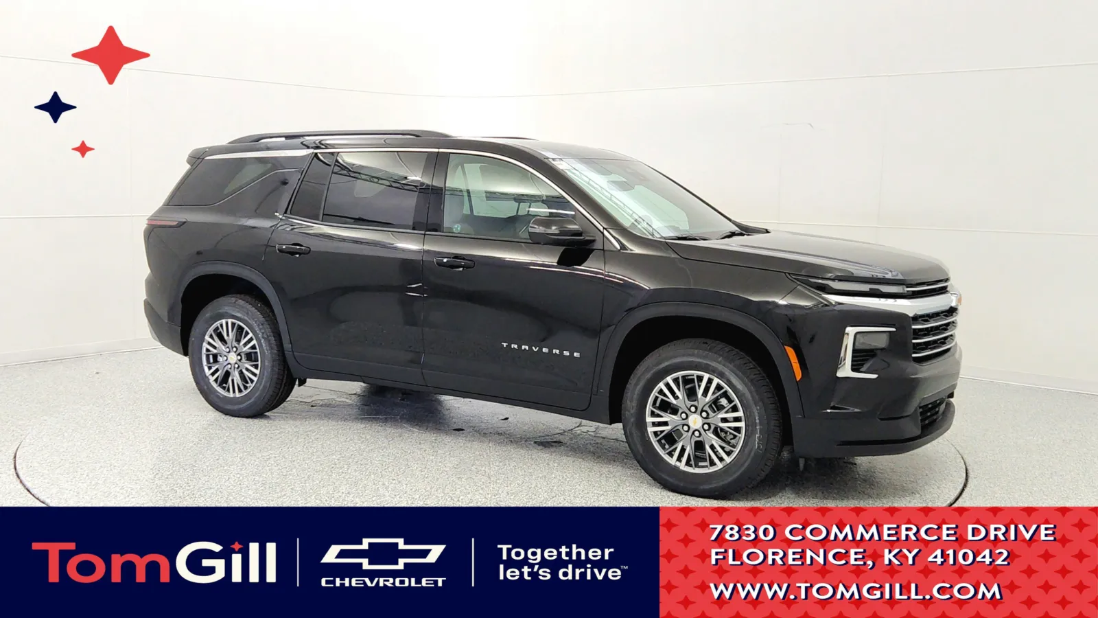 Black 2026 Chevrolet Traverse FWD LT for sale in Florence, KY