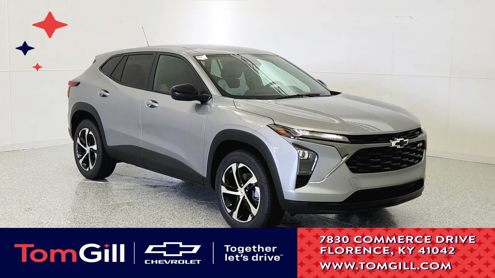 Gray 2025 Chevrolet Trax 1RS for sale in Florence, KY