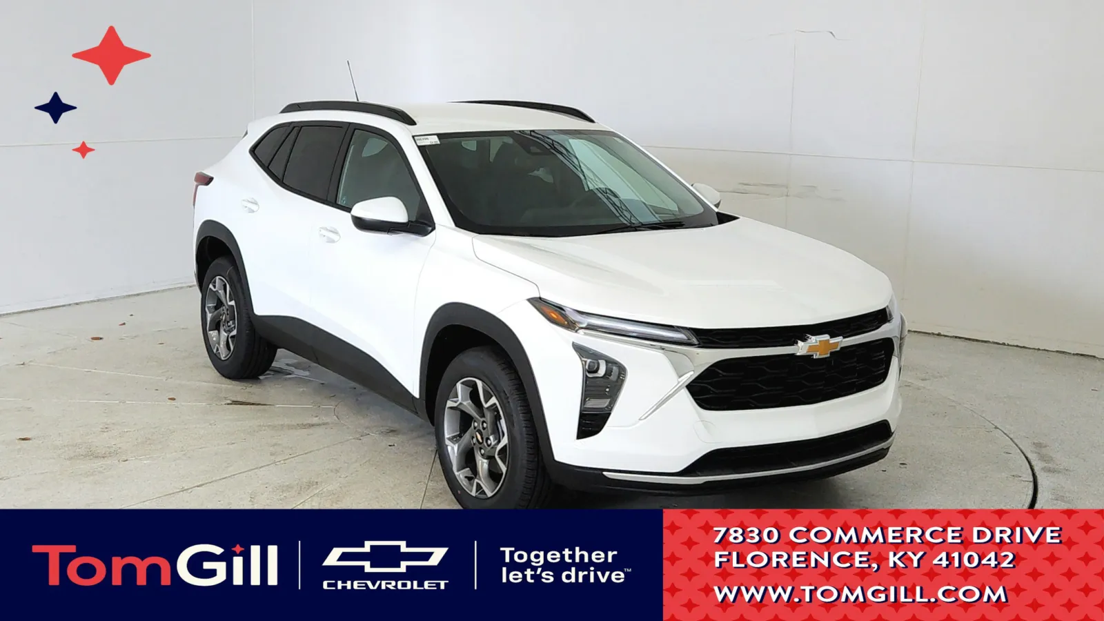 White 2025 Chevrolet Trax LT for sale in Florence, KY