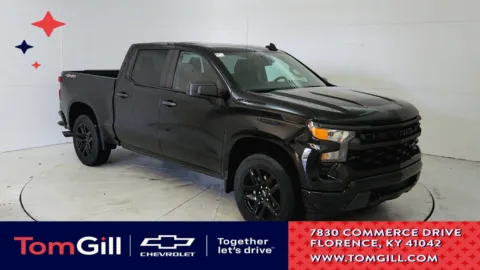 Black 2022 Chevrolet Silverado 1500 Custom for sale in Florence, KY
