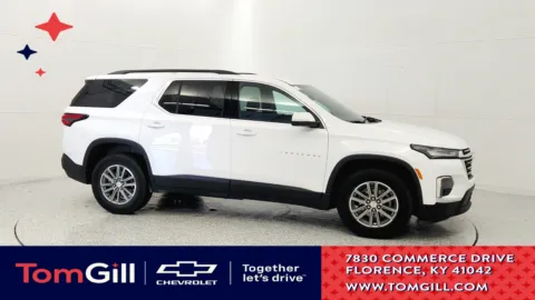 White 2023 Chevrolet Traverse LT Cloth for sale in Florence, KY