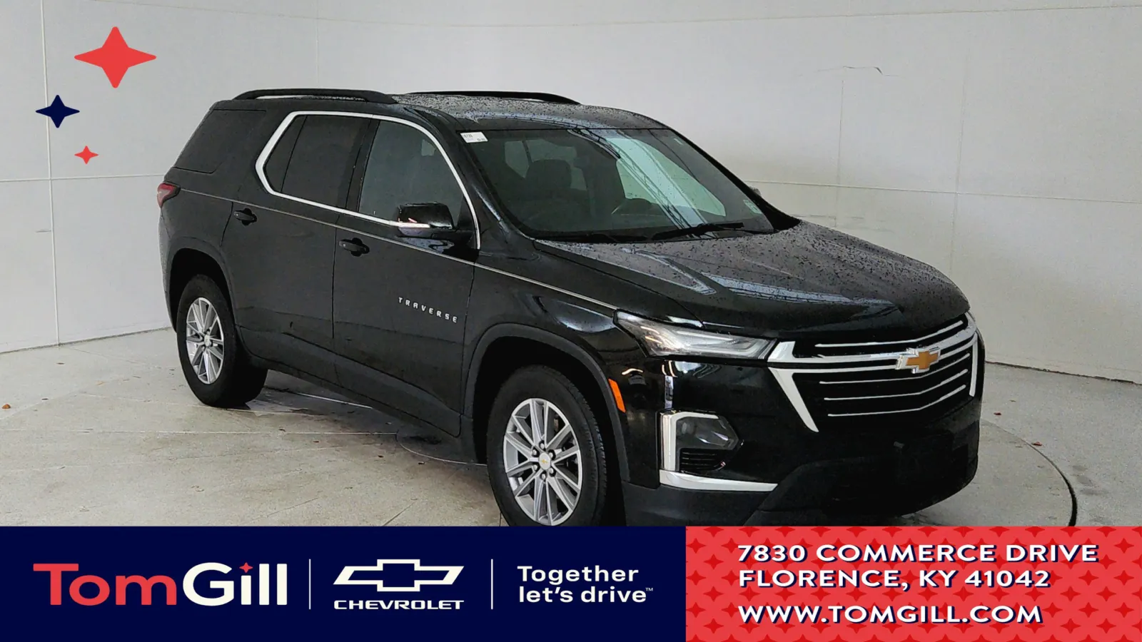 Black 2023 Chevrolet Traverse LT Cloth for sale in Florence, KY