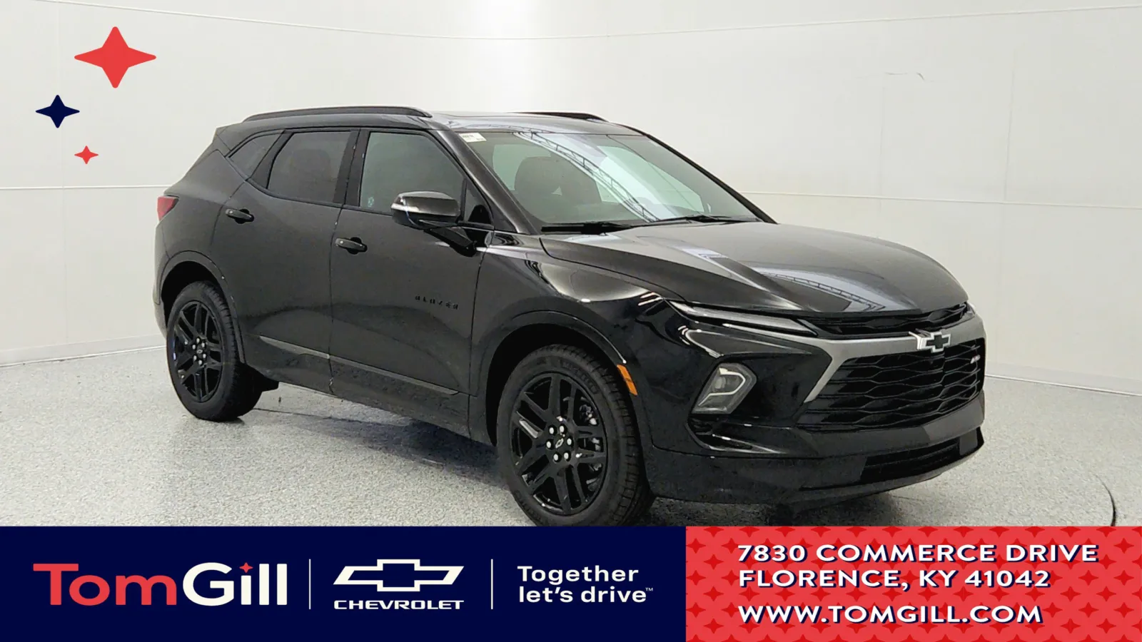 Black 2025 Chevrolet Blazer RS for sale in Florence, KY