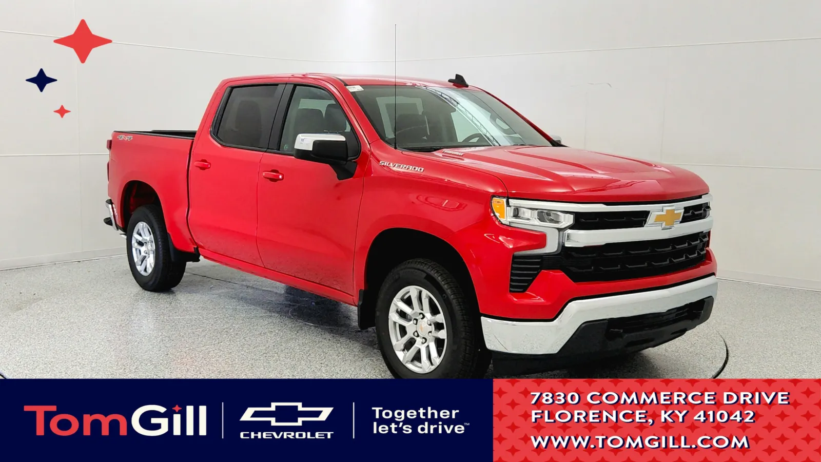Red 2026 Chevrolet Silverado 1500 LT for sale in Florence, KY
