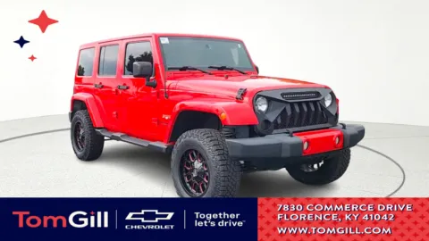 Red 2016 Jeep Wrangler Unlimited Sahara for sale in Florence, KY