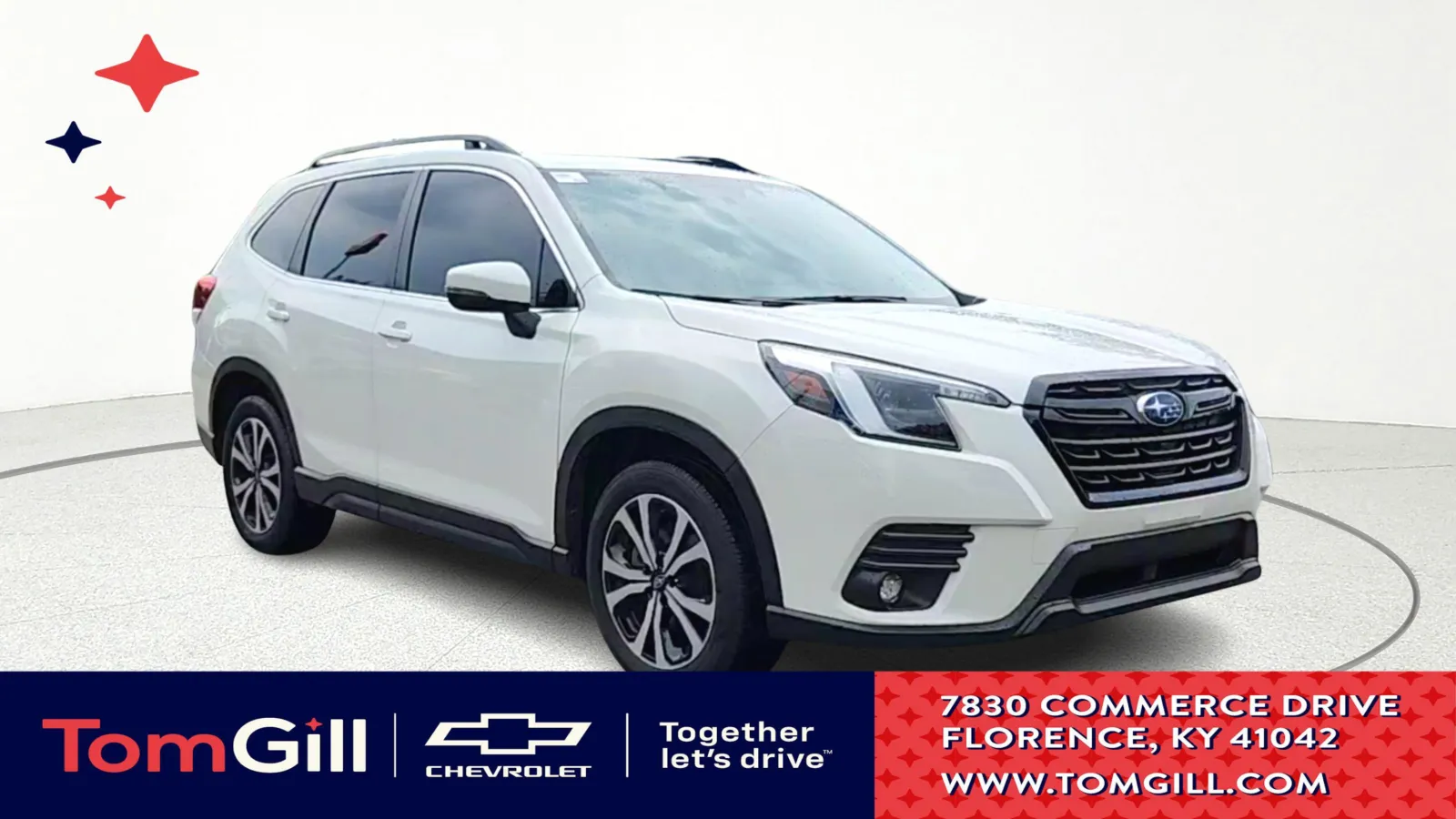 White 2024 Subaru Forester Limited for sale in Florence, KY