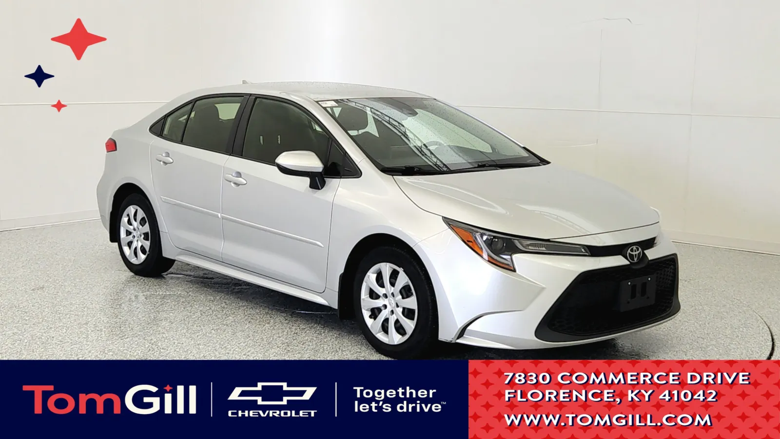 Silver 2022 Toyota Corolla LE for sale in Florence, KY